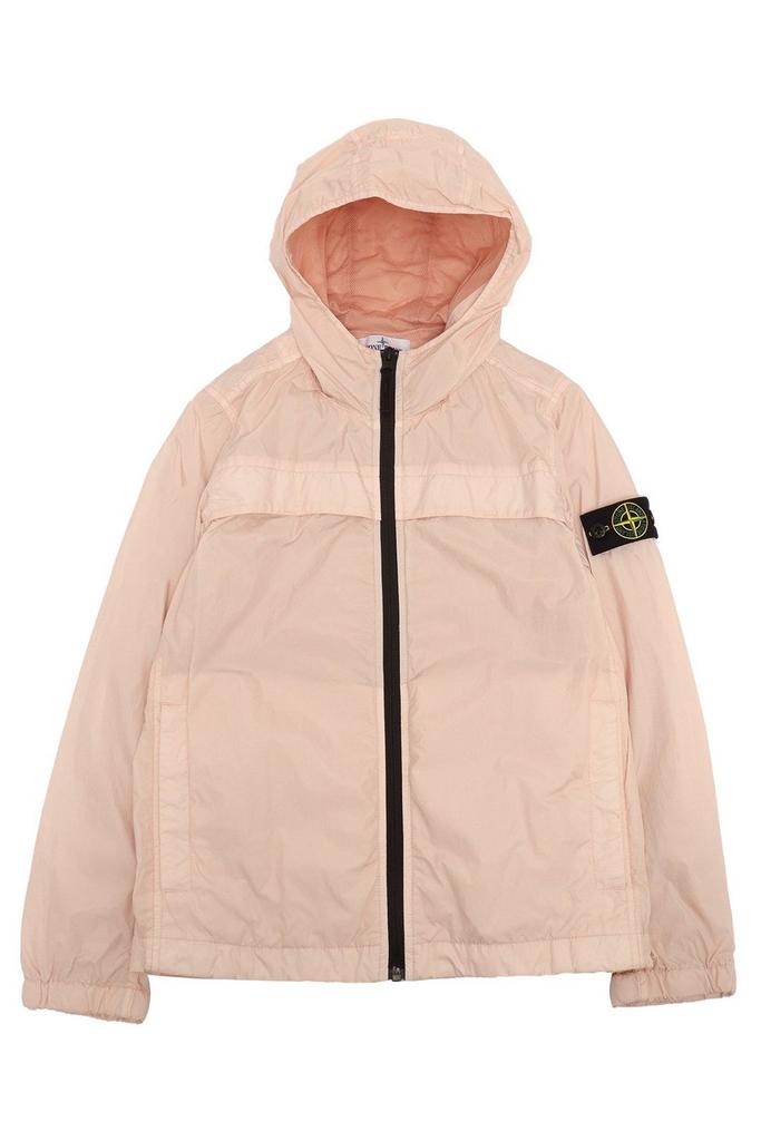 ストーンアイランドジュニア　コンパスパッチ　パデッドジャケット　12Y Stone Island Junior Compass Patch Hooded Jacket – On Sale