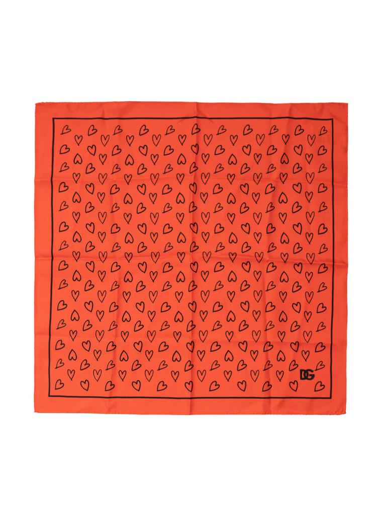 Dolce & Gabbana Pocket pouch with heart print Dolce & Gabbana