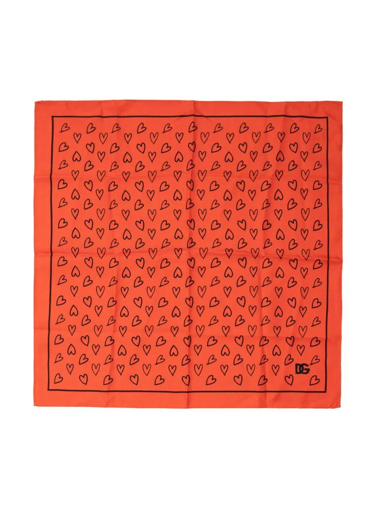 Dolce & Gabbana Pocket pouch with heart print Dolce & Gabbana 1