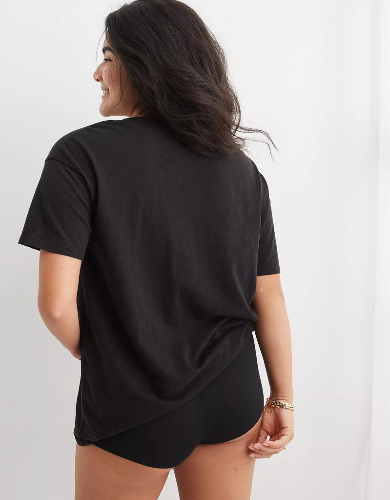 Aerie Aerie Distressed Basic V-Neck Boyfriend T-Shirt