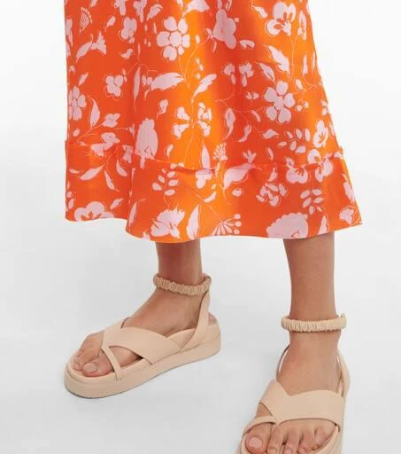 Lee Mathews Bella floral silk satin slip dress 5