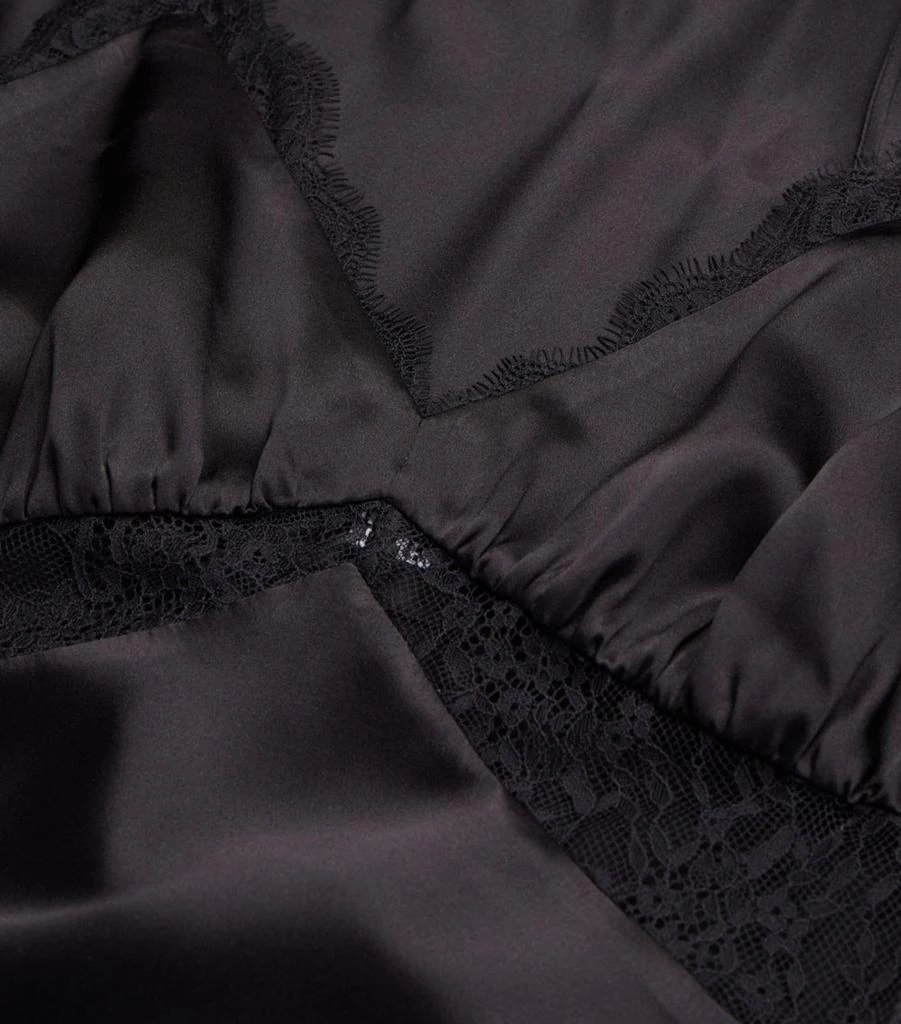 The Kooples Silk Lace-Trim Slip Dress 2