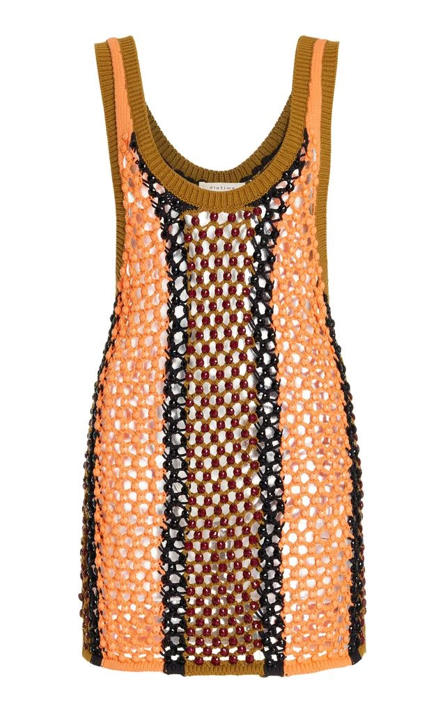 Diotima Diotima - Dennis Marina Cotton Crystal-Mesh Top - Multi - 1 - Moda Operandi 1