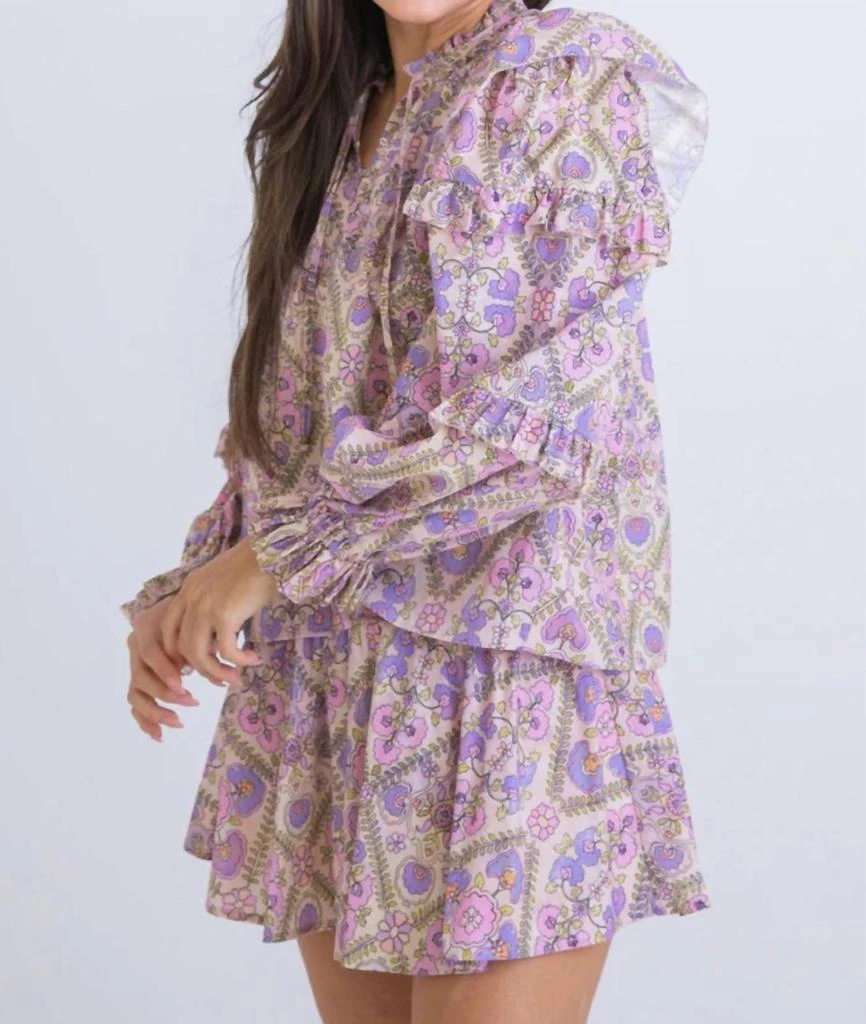 Karlie Karlie - FLORAL SMOCK SKORT 2