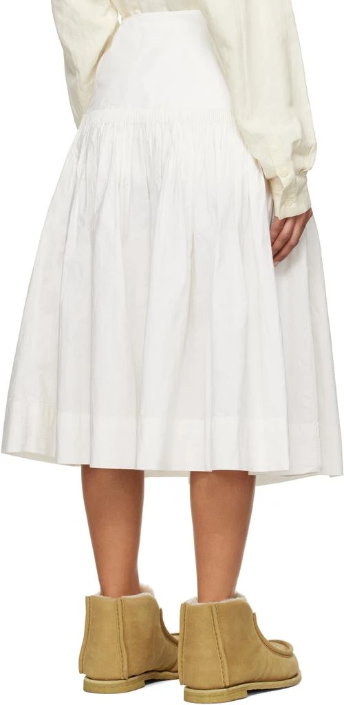 Story mfg. White Cardamine Midi Skirt 3