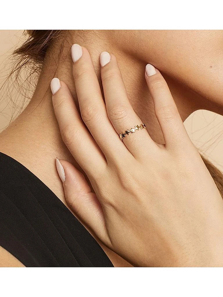 Oradina 14K Yellow Gold Aim for the Stars Ring 2