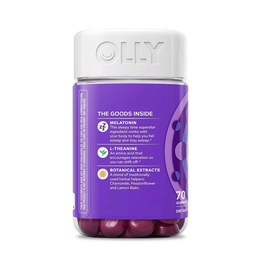 OLLY Sleep Gummies Blackberry Zen 9