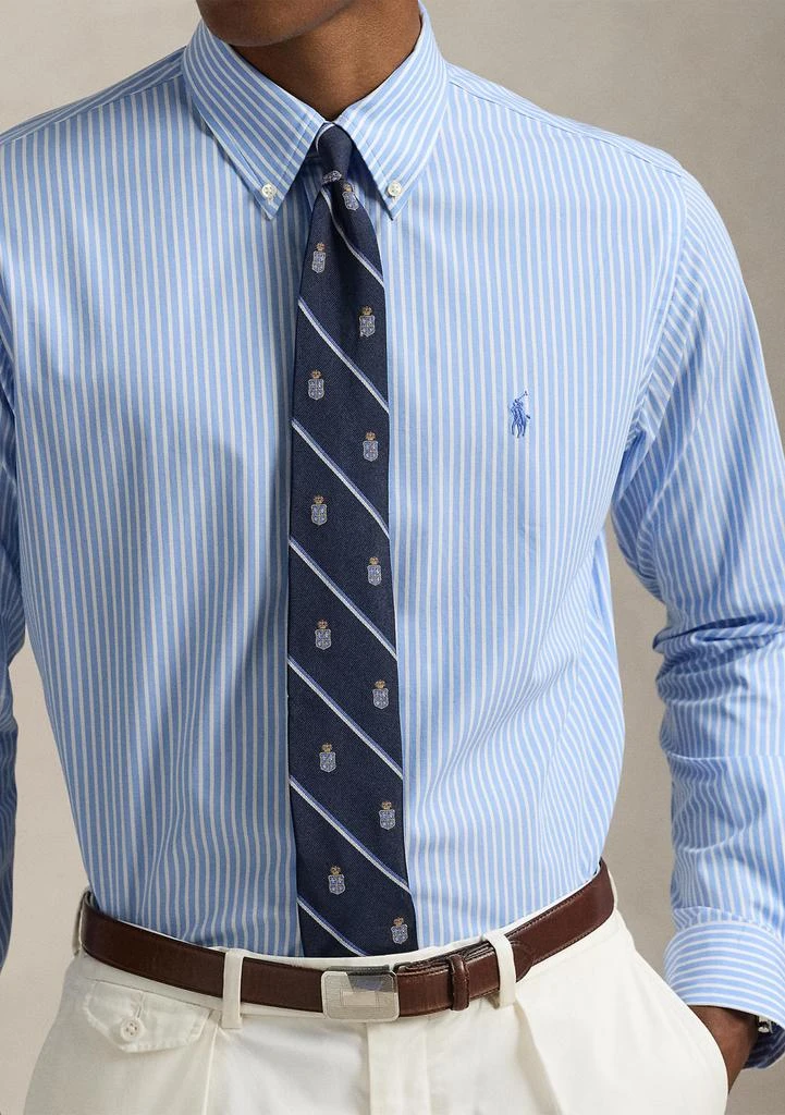 Ralph Lauren Slim Fit Striped Stretch Poplin Shirt 3