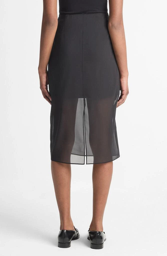 Sheer Slit Pencil Skirt – On Sale Now with Up to 73% Off