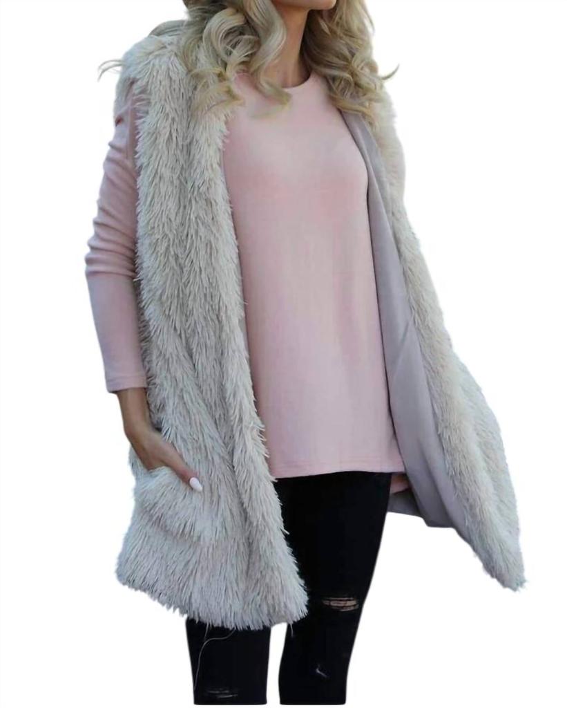 Angie Angie - Carrie Anne Faux Fur Vest