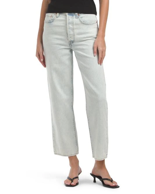 Levi
s Ribcage Straight Ankle Be Frayed Jeans