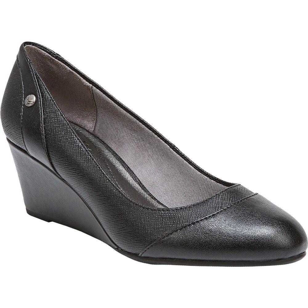 LifeStride Dreams Round Toe Wedge Pumps