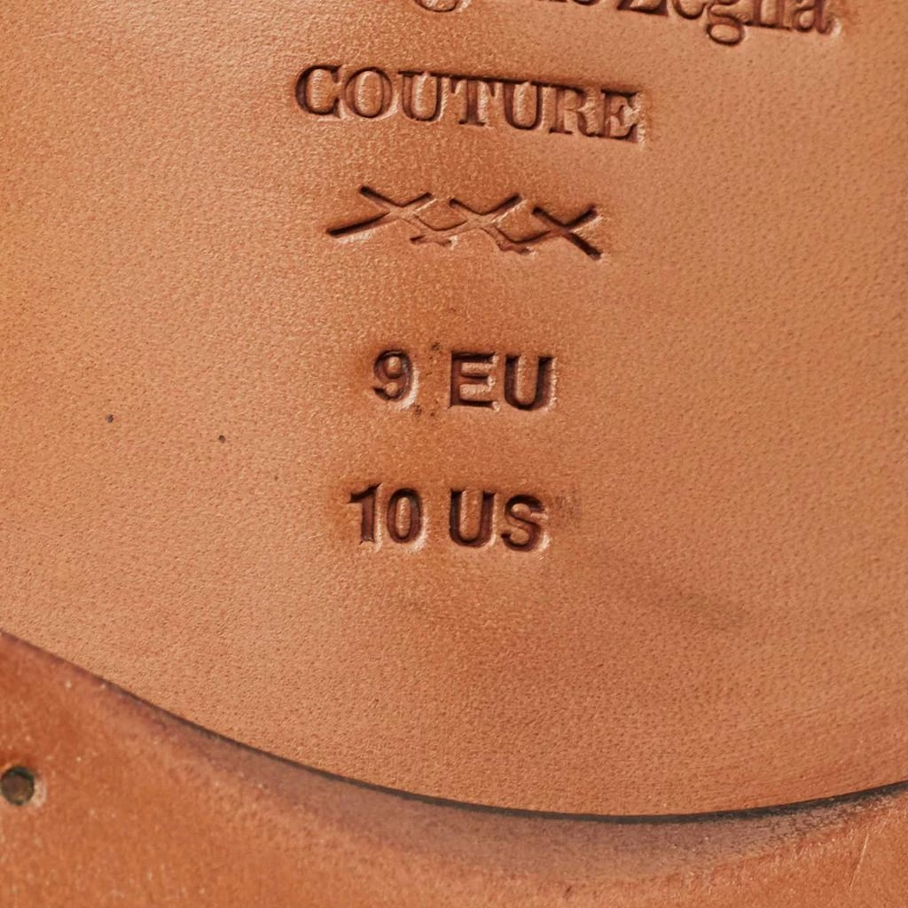 Ermenegildo Zegna Ermenegildo Zegna Black Leather Vienna Blake Chelsea Boots Size 43 7