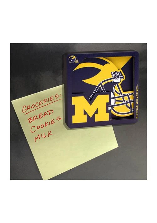 YouTheFan The Fan Ncaa Michigan Wolverines 3D Logo Series Magnets 3
