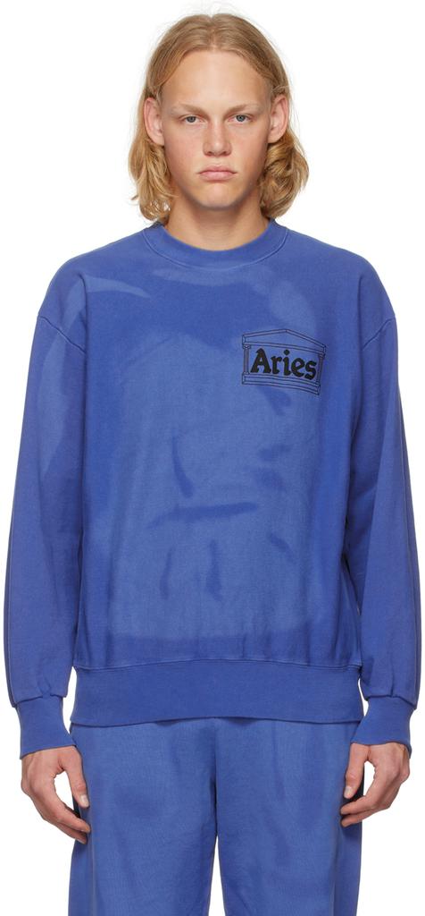 Aries Blue Temple Sweatshirt