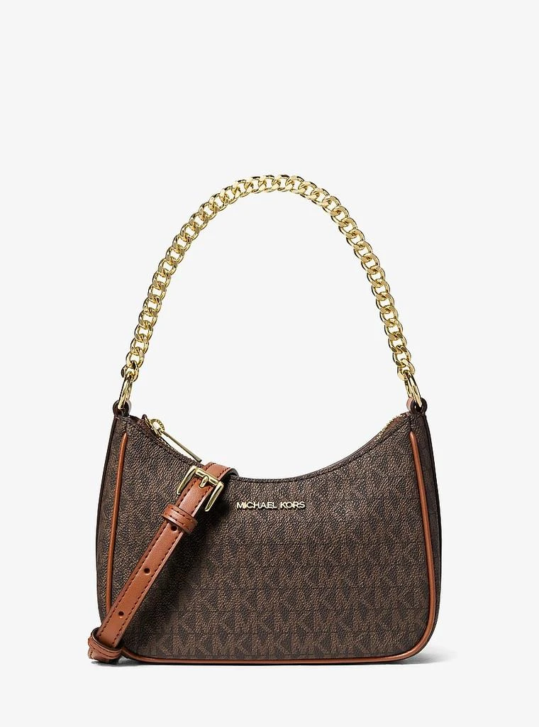 Michael Kors Jet Set Signature Logo Convertible Crossbody Bag