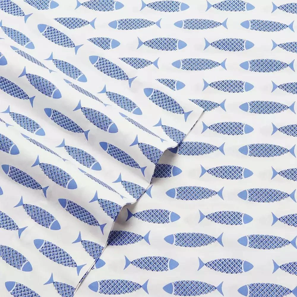 Nautica CLOSEOUT! Cotton Percale 3-Piece Sheet Set 3