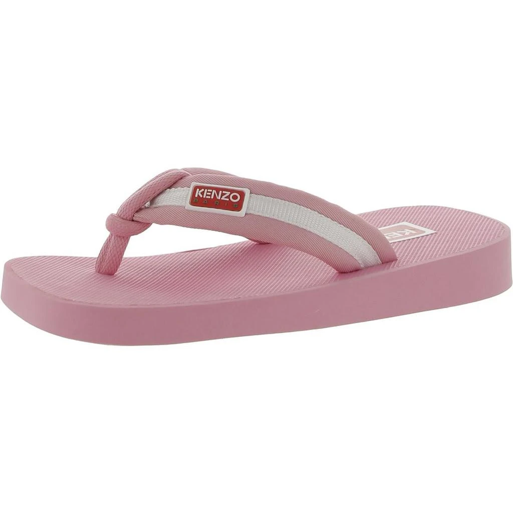 Kenzo Womens Striped Platform Thong Sandals 1