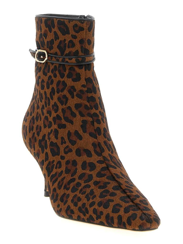TWINSET Twinset Animal Print Ankle Boots