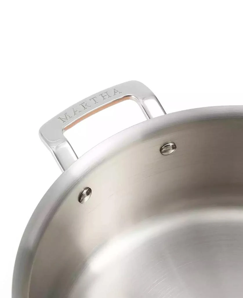 Martha Stewart Martha by Martha Stewart Stainless Steel 6QT Stock Pot w Lid 2
