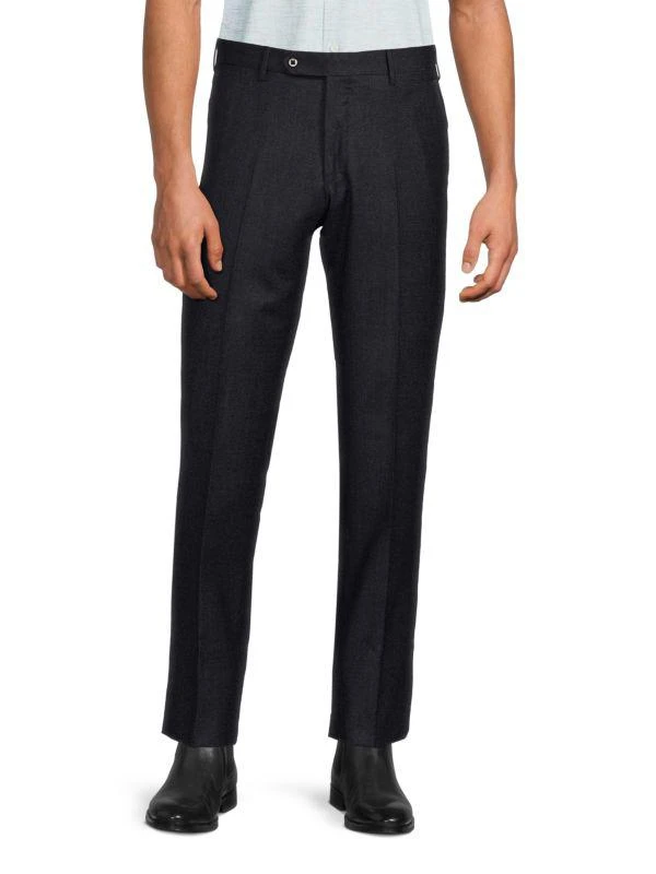Zanella Parker Wool Modern-Fit Dress Pants 1