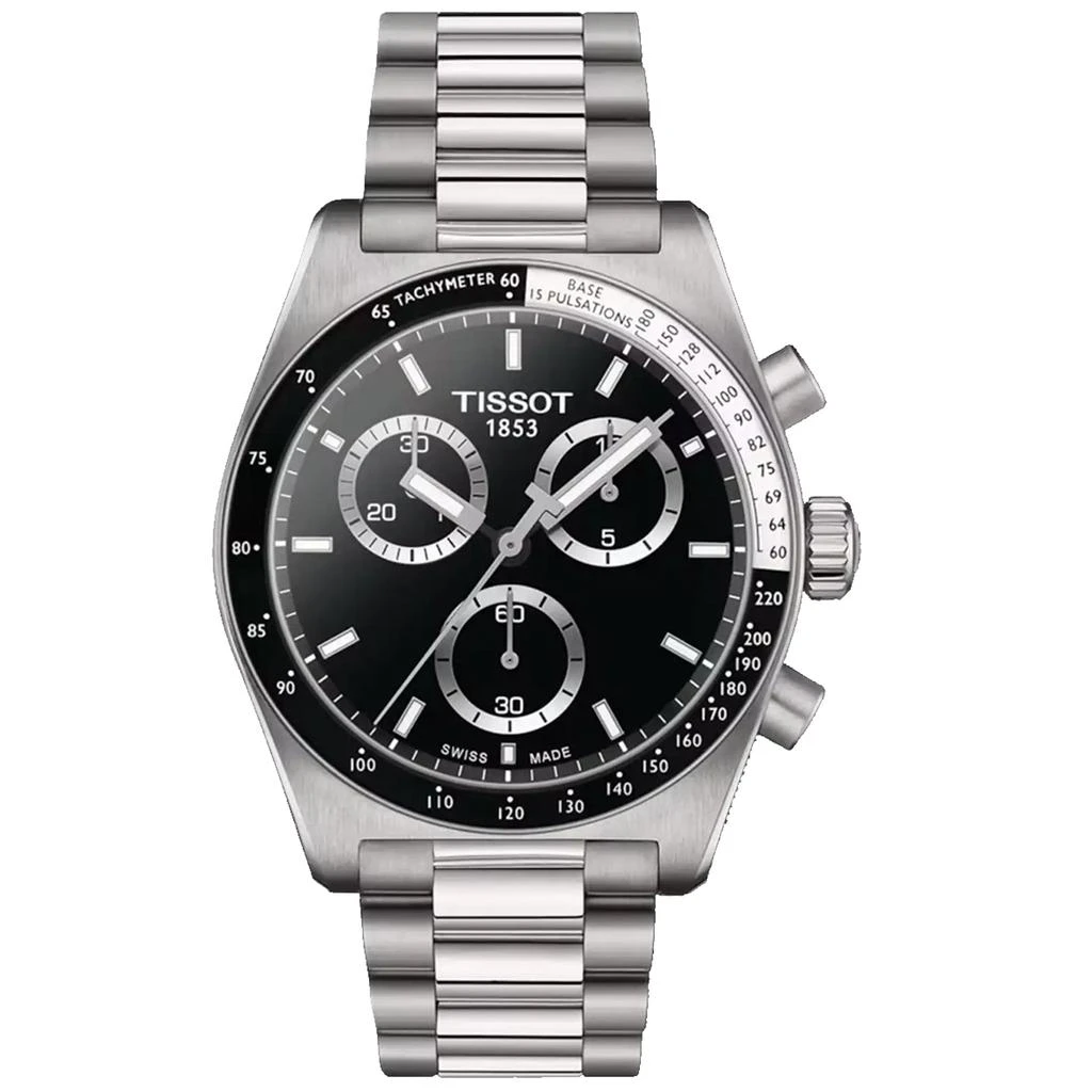 Tissot Men's PR516 Chronograph Black Dial Watch 1