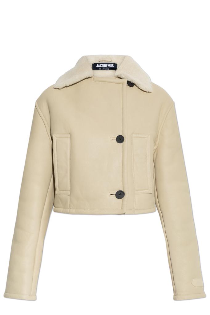 The Barnnet＊cropped eco shearling jacket COS Cropped Shearling Jacket | endource
