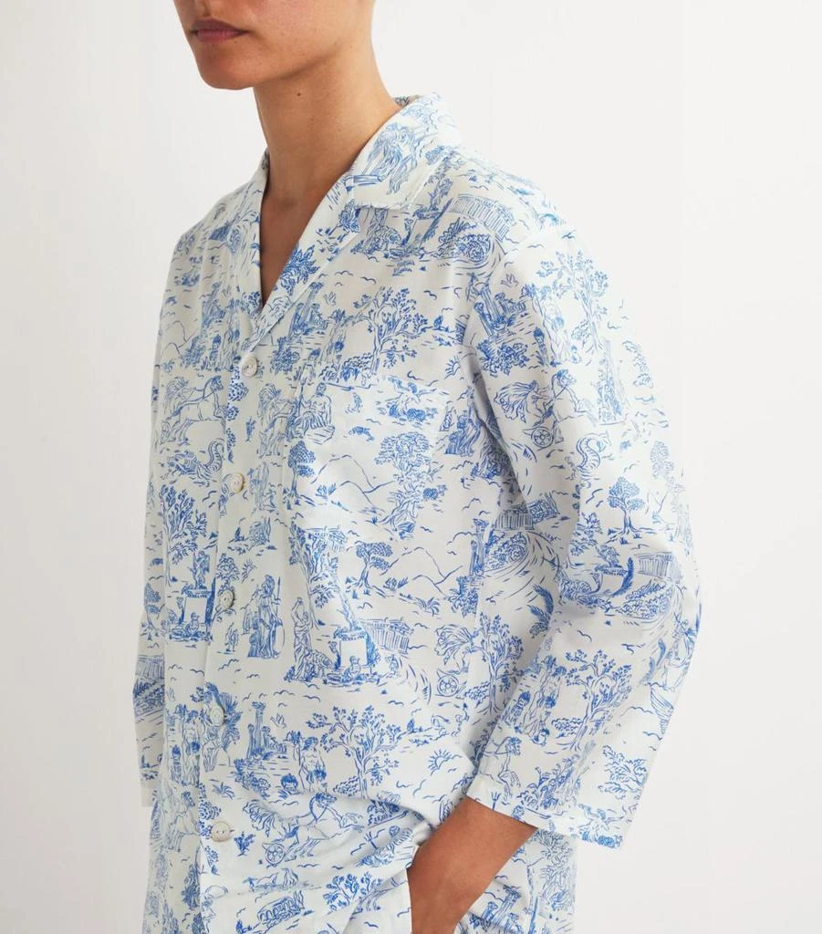 OLIVIA VON HALLE Silk-Cotton Casablanca Eros Pyjama Set 7