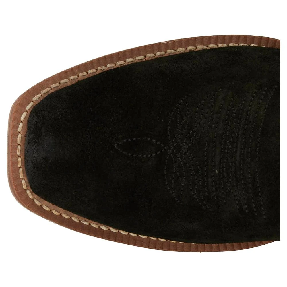 Justin Boots Annie Up Embroidered Square Toe Cowboy Boots 4