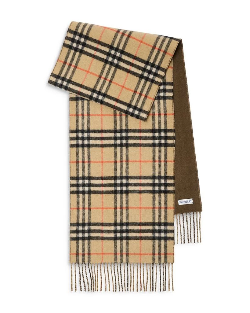Burberry Reversible Check Cashmere Scarf from Bloomingdale's