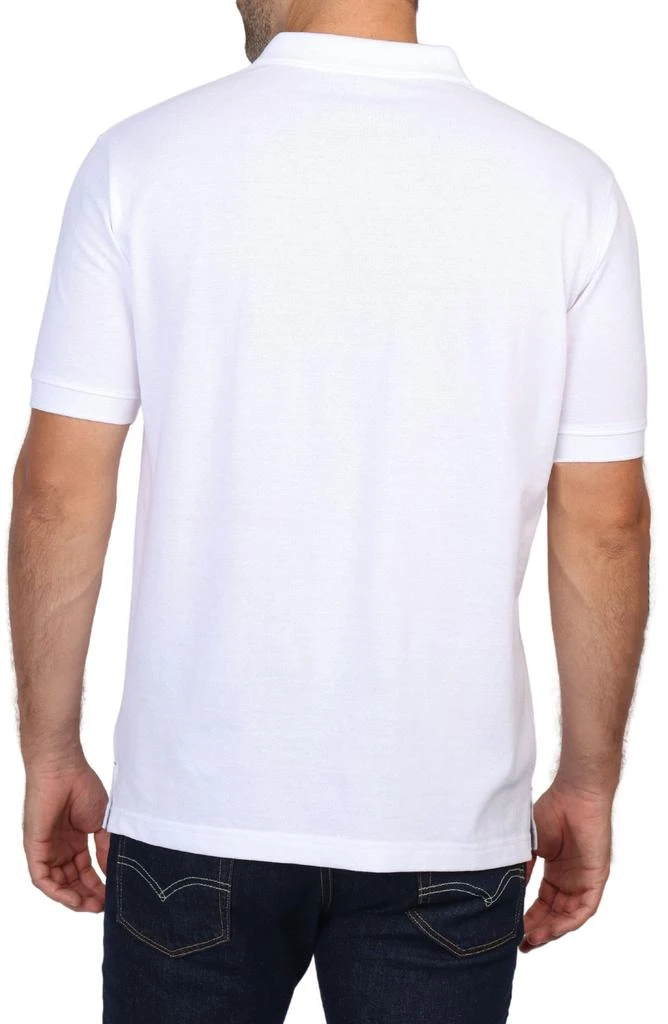 TailorByrd Solid Piqué Knit Polo 2