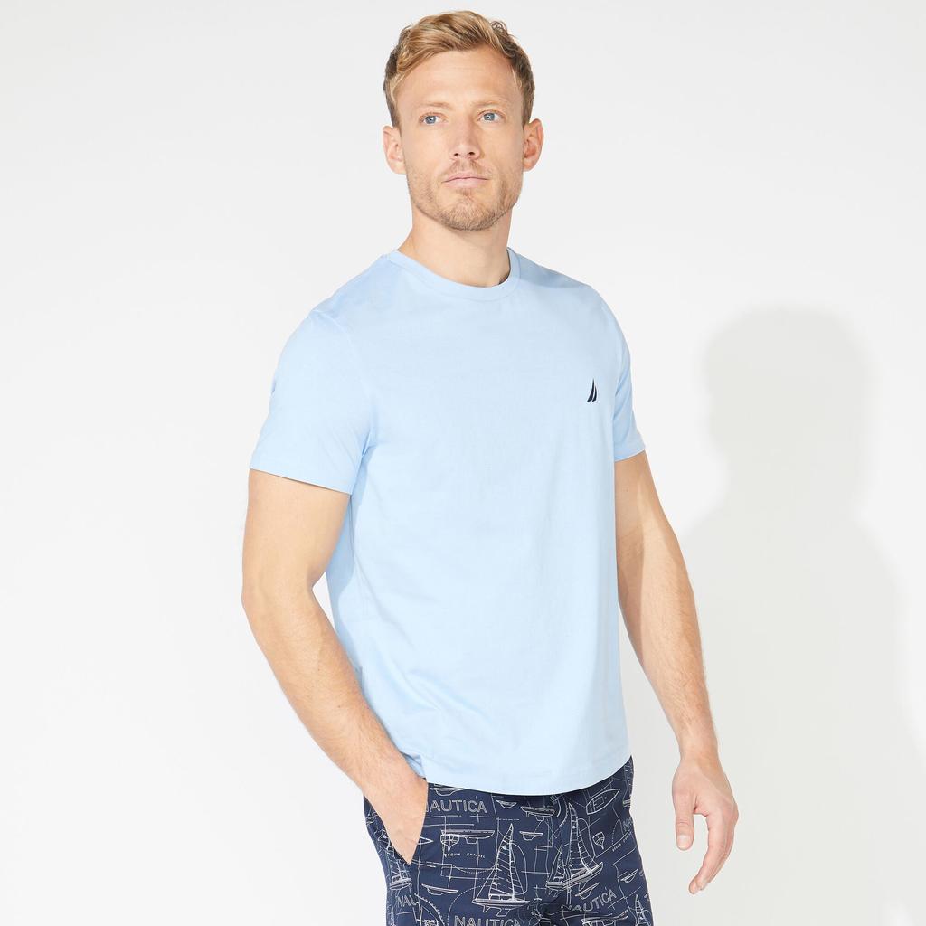 Nautica Nautica Mens Solid Crewneck T-Shirt