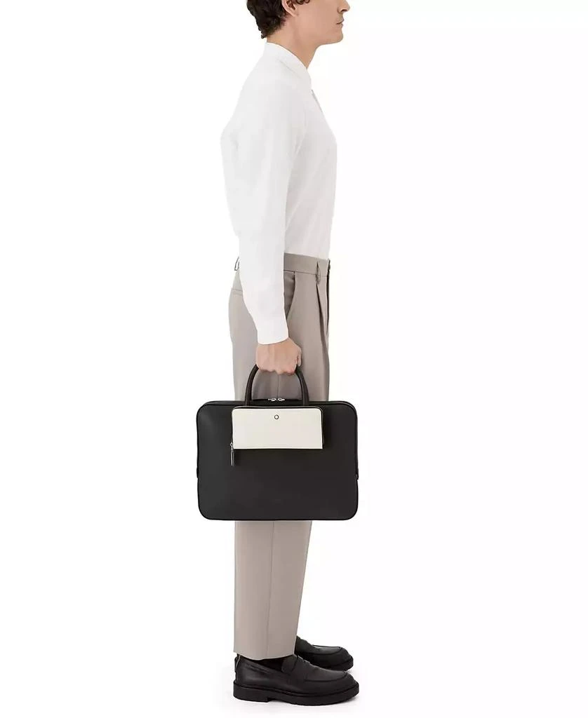 MontBlanc Sartorial Leather Briefcase Document Case 8