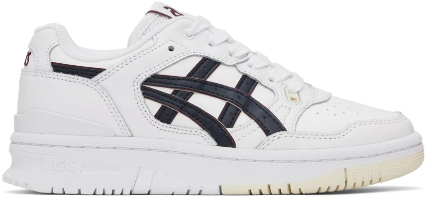 Asics White & Navy EX89 Sneakers 1