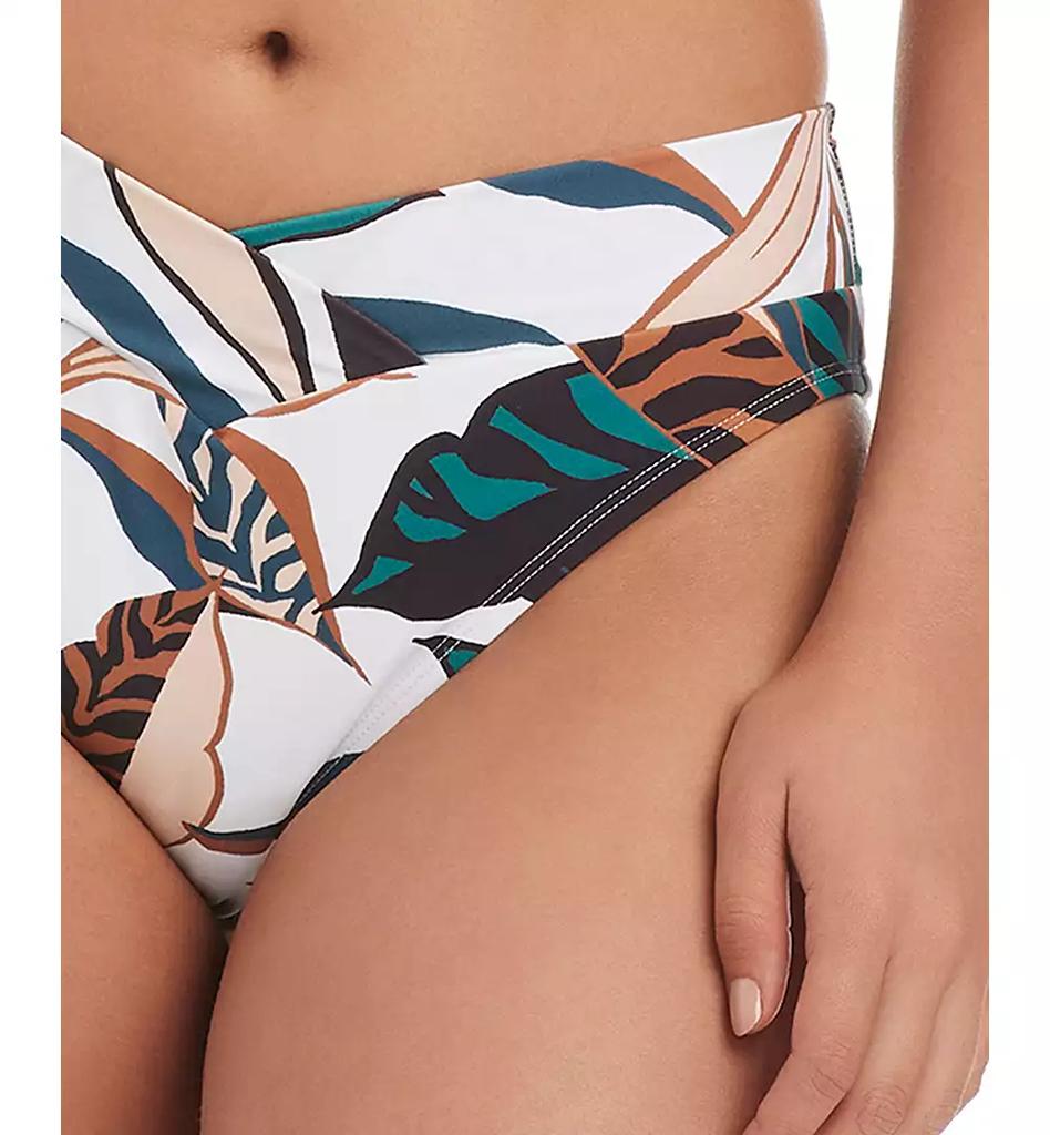 Bar III Women's Safari Chic V-Waist High-Leg Swim Hipster Bottoms, Macy's Exclusive