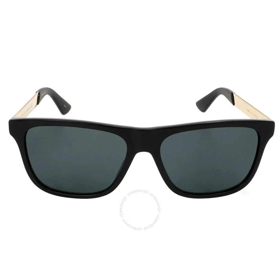 Gucci Grey Rectangular Men's Sunglasses GG0687S 001 57 1