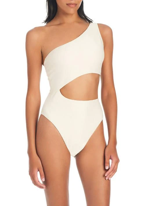 Sanctuary On The Water Cut Out One Shoulder Mio One Piece Swimsuit 1