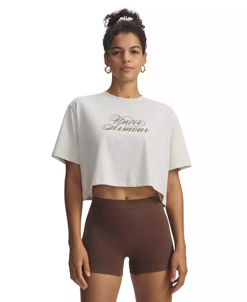 Under Armour Women
s Crew Neck Crop Top