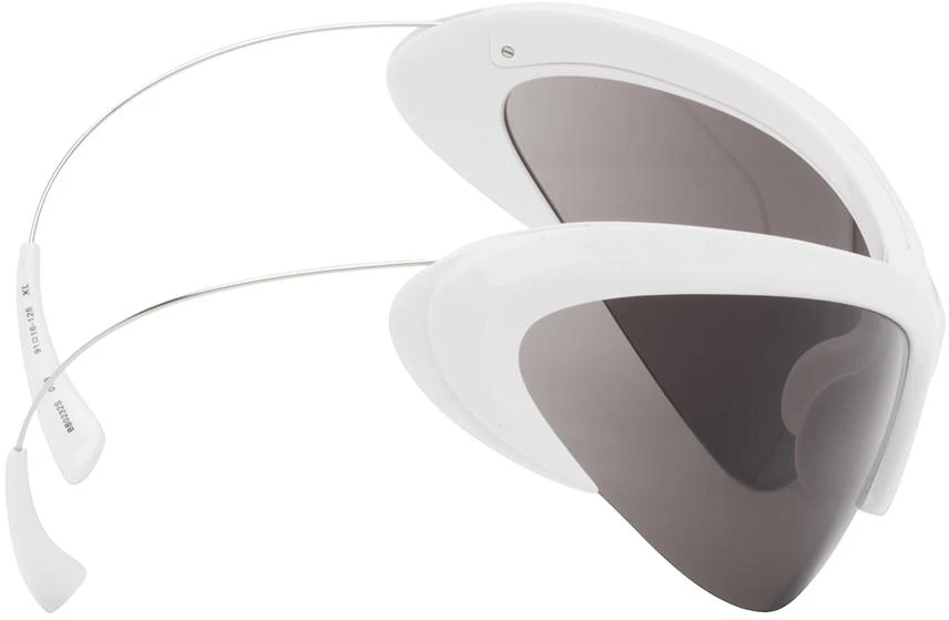 Balenciaga White Wire Sunglasses 2