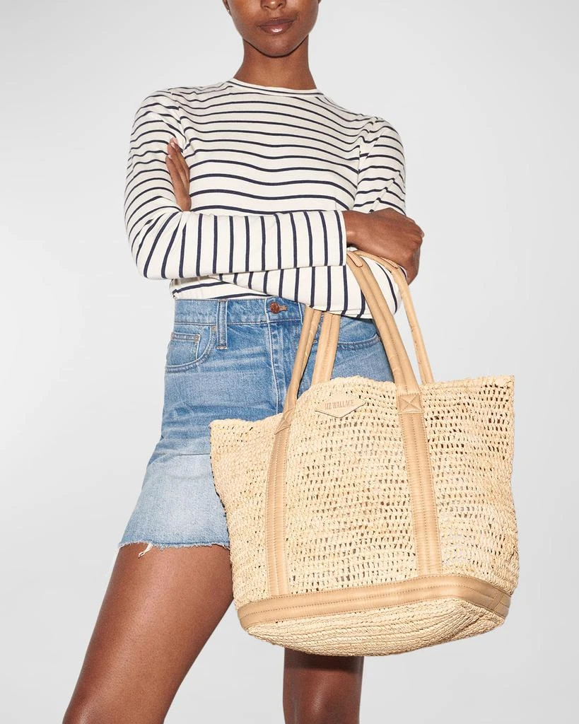 MZ Wallace Medium Raffia Tote Bag 2
