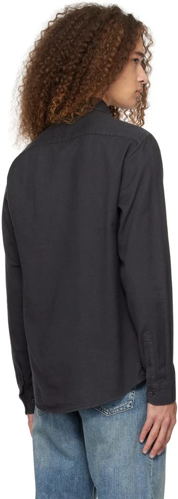 Sunspel Gray Button-Down Shirt 3