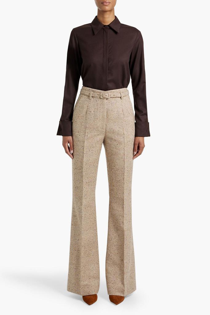 Gabriela Hearst Josh wool and cashmere-blend flared pants