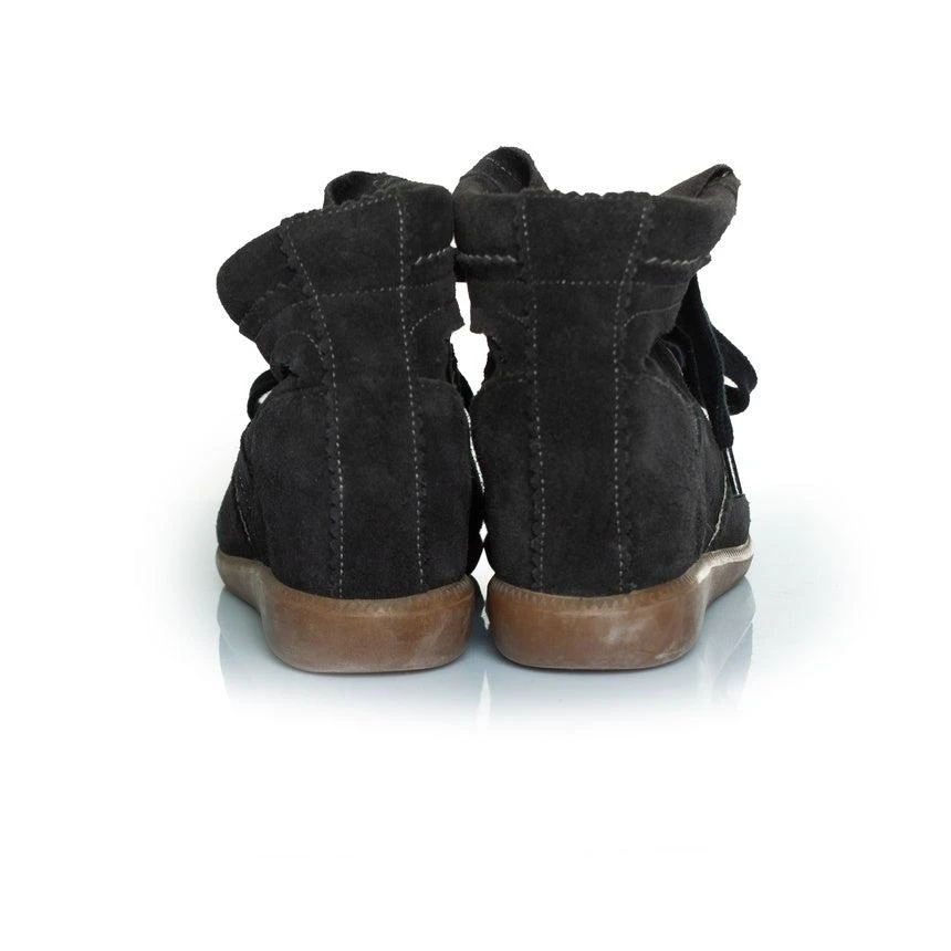 Isabel Marant bobby suede trainers in black 3