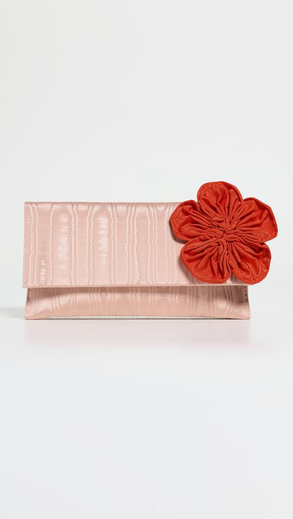 Loeffler Randall Charlee Flap Clutch W/ Flower