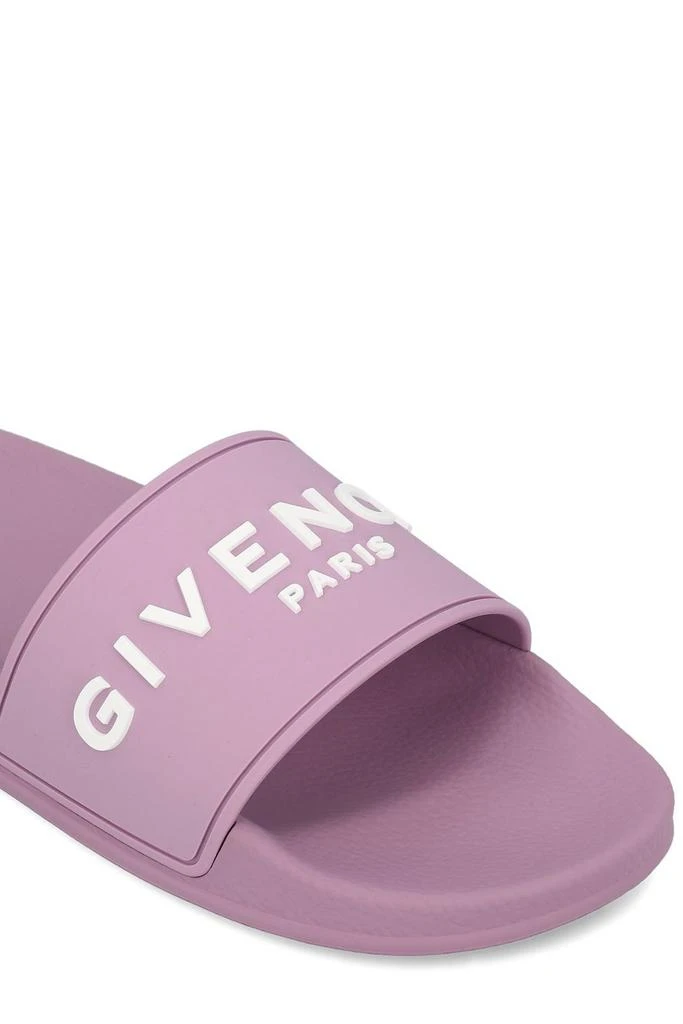 Givenchy Givenchy Logo Embossed Flat Sandals 4