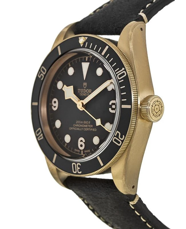 Tudor Tudor Black Bay Bronze Automatic Grey Dial Leather Strap Men's Watch M79250BA-0001 3