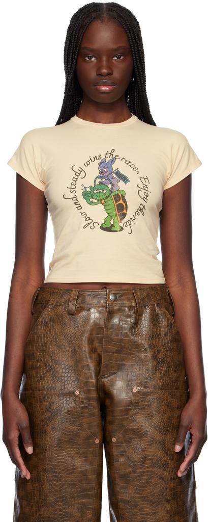 Shop Off-White 'Slow & Steady' T-shirt on Sale at