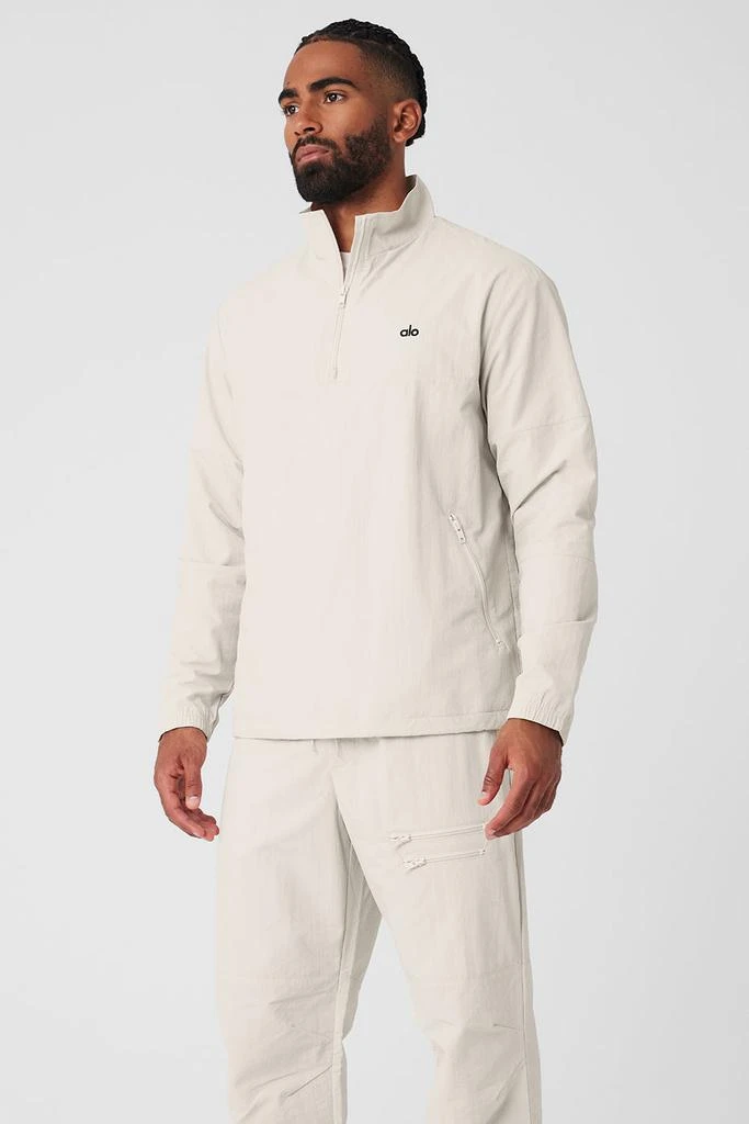 Alo Takeaway Track Pullover - Bone 3