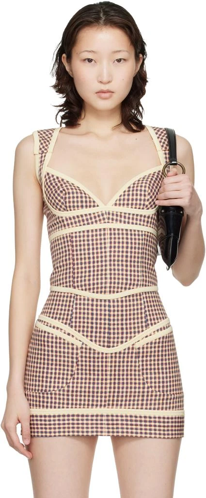 KNWLS Beige Neo Bustier Top