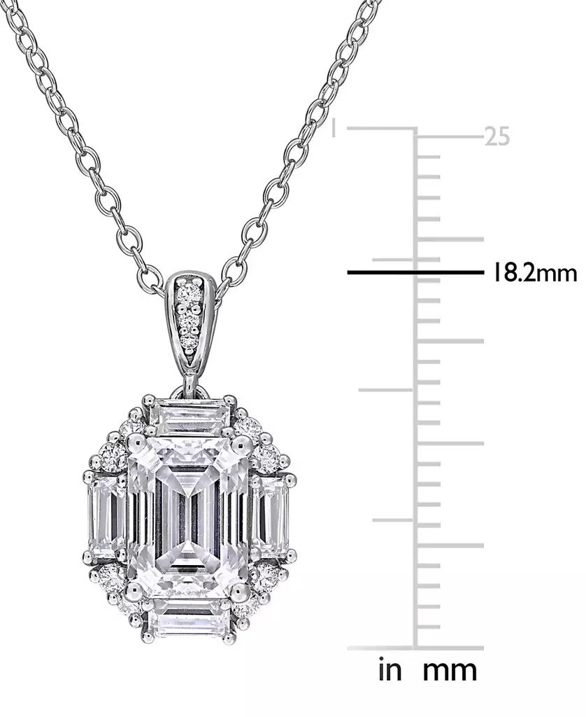 Macy
s Moissanite (2-1/2 ct. t.w.) Pendant Necklace in Sterling Silver 2